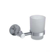 Modern Design Bathroom Single Toothbrush Cup Holder Brushed Aluminum Tumbler Holder